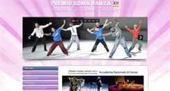 Desktop Screenshot of concorsointernazionalecoreografia.it