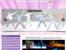 Tablet Screenshot of concorsointernazionalecoreografia.it